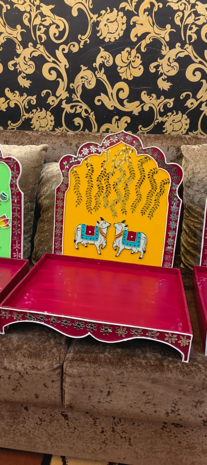 Cow Motif Chowki